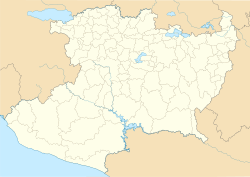 Apatzingán is located in Michoacán