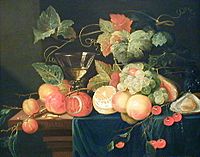 N.d. de Heem--ca1570-ca1632--Still Life with Fruit--Dutch--wikicommons
