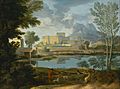 Nicolas Poussin (French - Landscape with a Calm - Google Art Project