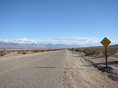 SR 190 in Panamint Valley