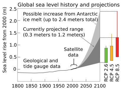 Sea level history and projections