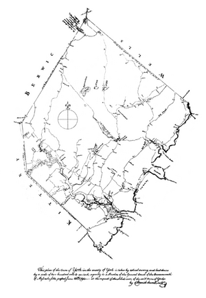 Sewall's Map of York, Maine, 1794