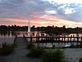 Sunset at Waterways Lake