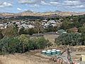 View over Dugandan to the south-east from south-end of Messenger Street, Boonah, 2020 01