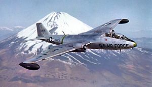 3d Bombardment Group B-57C 53-836 by Mount Fuji