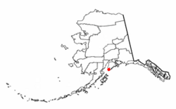 Location of Port Graham, Alaska