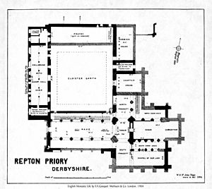 A Plan of Repton Priory