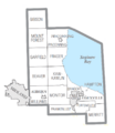 Bay County, MI census map
