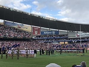 Dragons vs Roosters, Anzac Day 2018