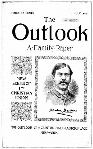 First Cover of The Outlook, Newspaper