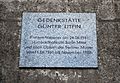 Günter Litfin memorial stone (aka)