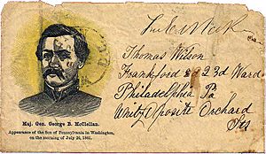 George B. McClellan Patriotic Cover 1861