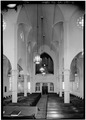 INTERIOR, LOOKING WEST TOWARD REAR, SHOWING ORGAN - Mickve Israel Synagogue, 428 Bull Street, Savannah, Chatham County, GA HABS GA,26-SAV,76-6