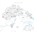 Karte Gemeinden des Kantons Schaffhausen 2009