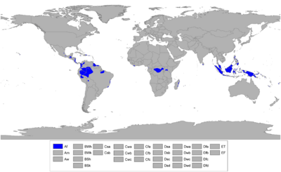 Koppen World Map Af