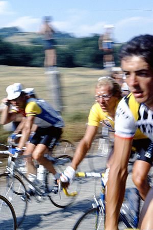 Laurent Fignon during Tour de France 1984