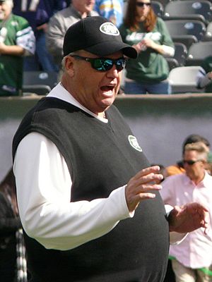 New York Jets Head Coach Rex Ryan crop