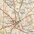 OS Daventry 1946 map