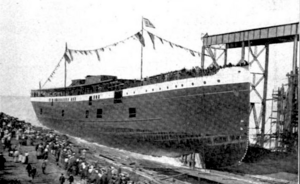SS Monroe launch 1902