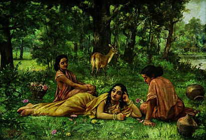 Sakunthala-pathralekhanam