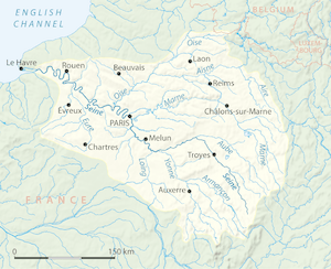 Seine drainage basin