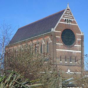 St Bartholomew's Church, Ann Street, Brighton (seen from Belmont Street) (January 2014).JPG