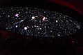 Starfield in planetarium show
