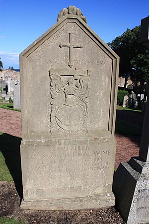 The grave of James Colquhoun Irvine, East Cemetery, St Andrews