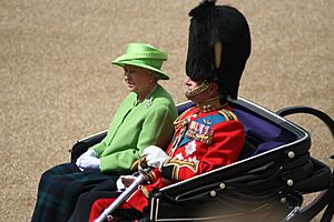 Trooping the Colour Queen Duke of Edinburgh 16th June 2007