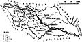 1938 map of interwar county Maramures
