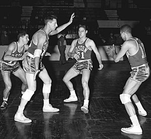 1953–54 Boston Celtics practice