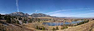 Boulder Pano from Fairview HS