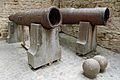 Cannons abandonded by Thomas Scalles at Mont Saint-Michel