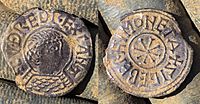 Early-medieval coin, penny of Cuthred (FindID 896702-1009279)