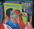 Ernst Ludwig Kirchner Selbstbildnis als Kranker 1918-1