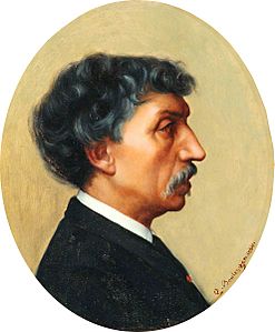 Gustave Boulanger, Portrait of Charles Garnier, 1884, Aberdeen Art Gallery