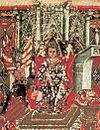 James III of Majorca on his throne.JPG