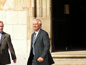 Josep Borrell en la XV Cumbre Iberoamericana (Salamanca, octubre de 2005)