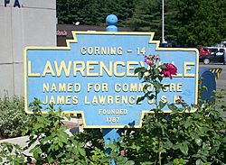 Official logo of Lawrenceville, Pennsylvania