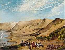 Major O'Halloran's expedition to the Coorong, August 1840 - Google Art Project