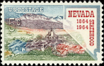 Nevada statehood 1964 stampf