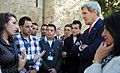 Secretary Kerry Speaks With Palestinian Youth in Bethlehem (10708795753)