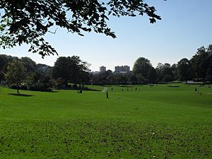 View across Hove Park, Hove (October 2010)