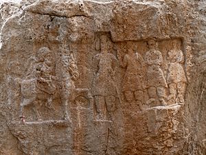 Xong-e Ashdar Parthian relief