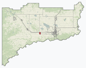 Location in the County of Grande Prairie No. 1