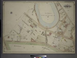 Double Page Plate No. 36, Part of Ward 24, Section 12. (Bounded by E. 210th Street, Reservoir Oval West, Perry Avenue, E. 205th Street, Bainbridge Avenue, E. Mosholu Parkway North and Jerome Avenue.) NYPL1533089f