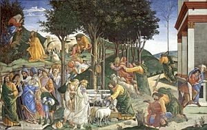 Eventos de la vida de Moisés (Sandro Botticelli)