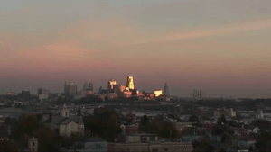 Kansas City Skyline at sunset1221
