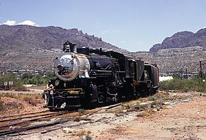 Magma Arizona Railroad east of  Superior, June 1967