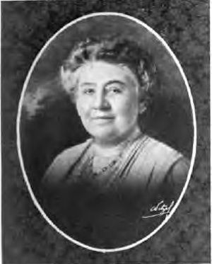 Mrs. Andrew Stewart Lobingier, 1922 President of the Friday Morning Club, Who's who among the women of California